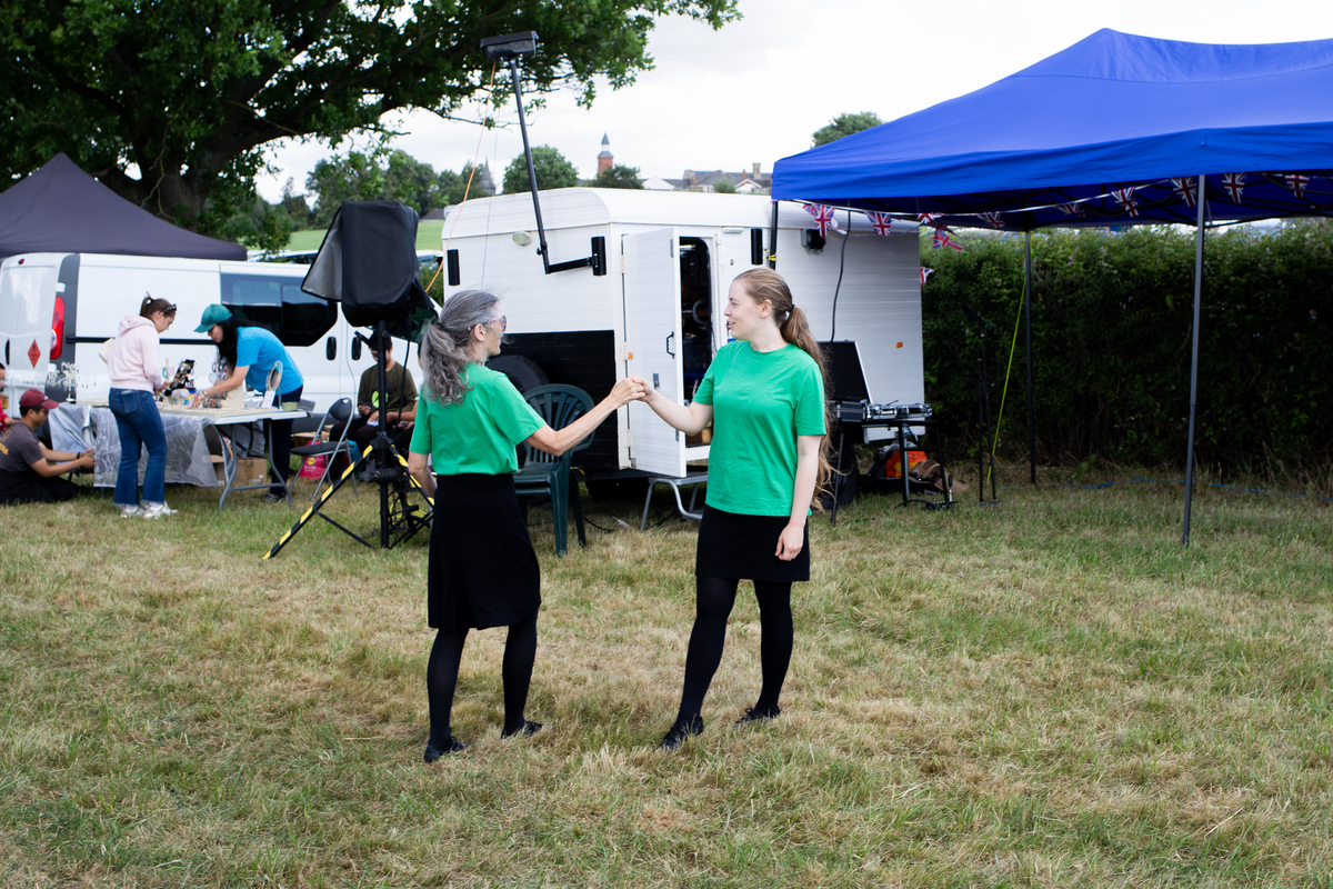 Irish dancing demonstrations from the Maureen Corr Irish Dancers